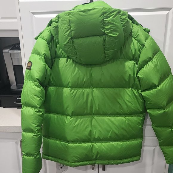 KANUK Neon Green Misto Puffer Winter Jacket - Picture 8 of 15